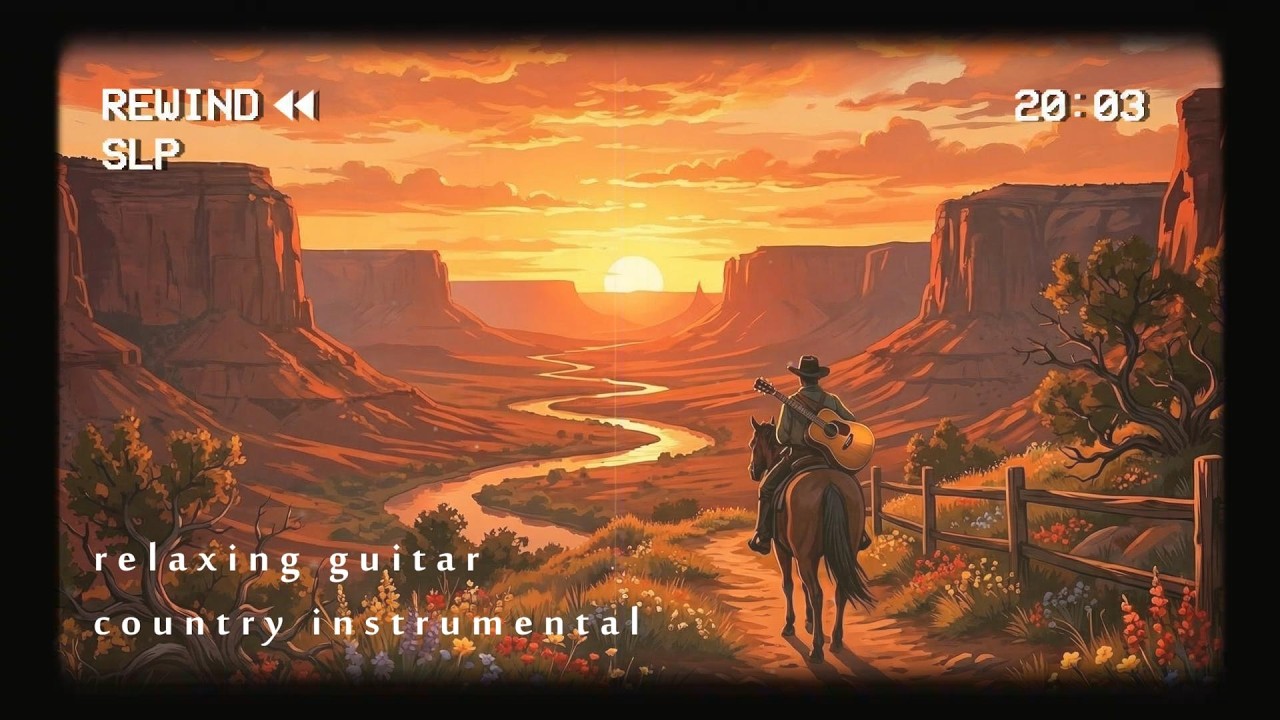 cozy night rest 🌙 soft country guitar instrumental for rest & sleep