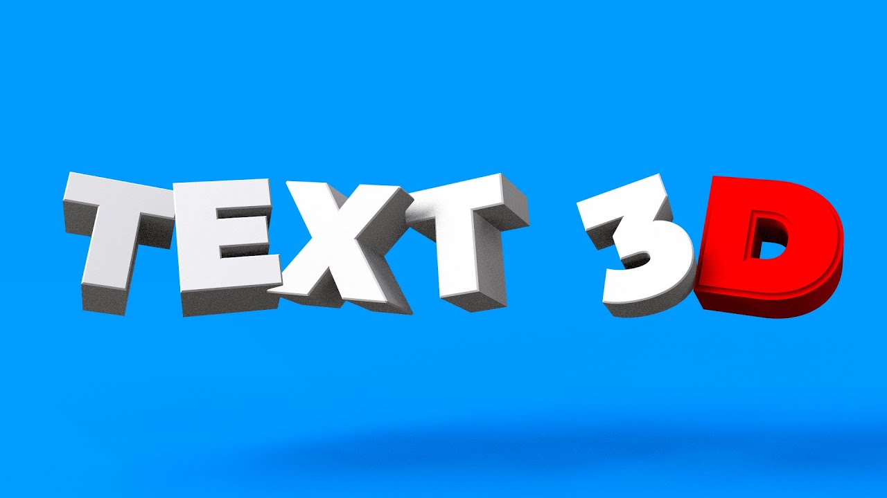 Как сделать 3D-текст в After Effects (БЕЗ плагинов/NO pligins)