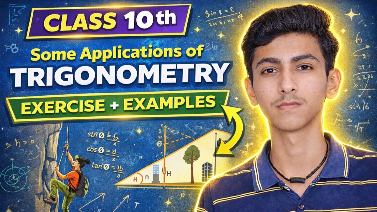 Class-10th Some Applications of Trigonometry | One Shot | Board 2026 | #maths