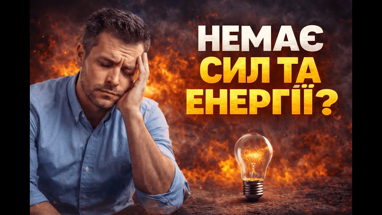 У ТЕБЕ НЕМАЄ СИЛ ТА ЕНЕРГІЇ . ПОСТІЙНА ВТОМА ?