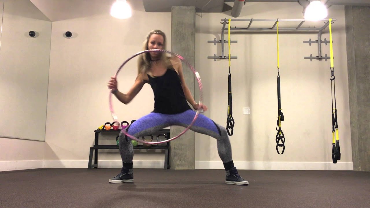 Hula Hoop Girls Break a Sweat