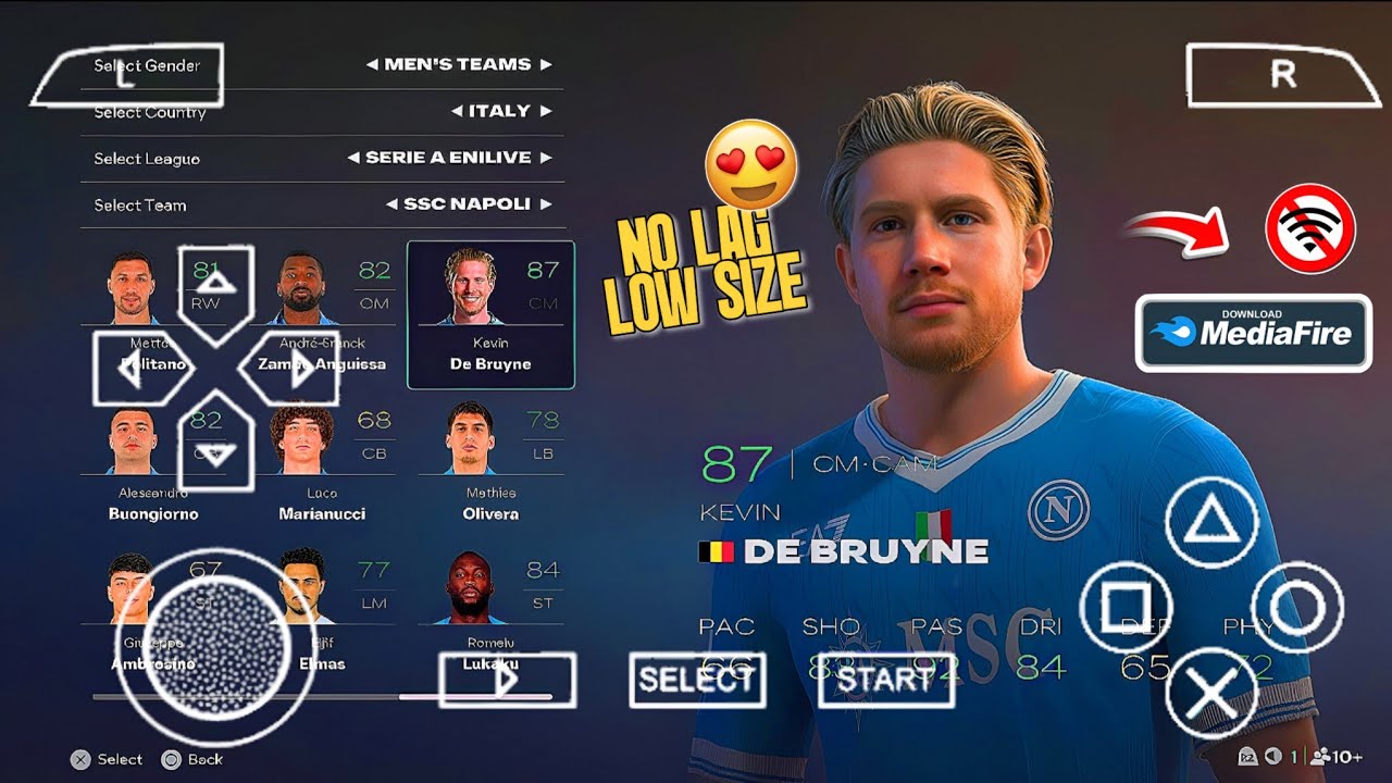 FIFA 2026! EA SPORTS FC 26 PPSSPP | Камера PS5 + Новые трансферы + Форма сезона 2025/26 HD графика