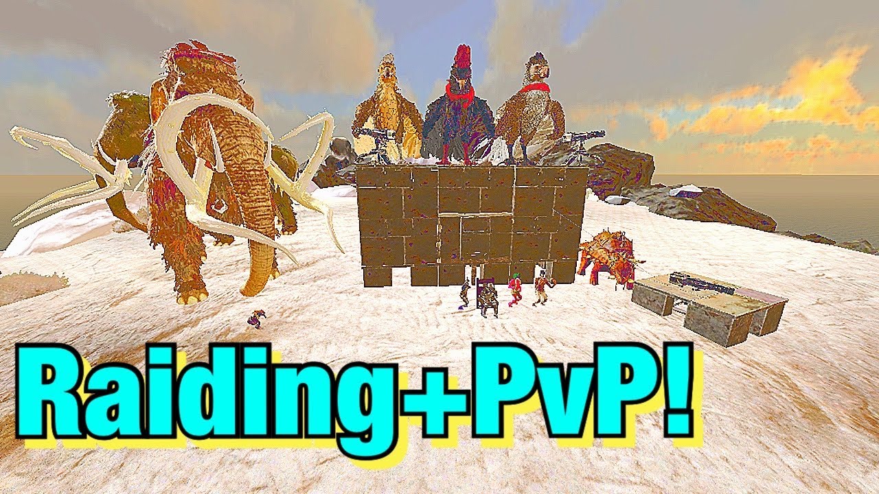 Fighting An Admin Abuse Tribe-Ark Mobile PvP-Fresh wipe PvP