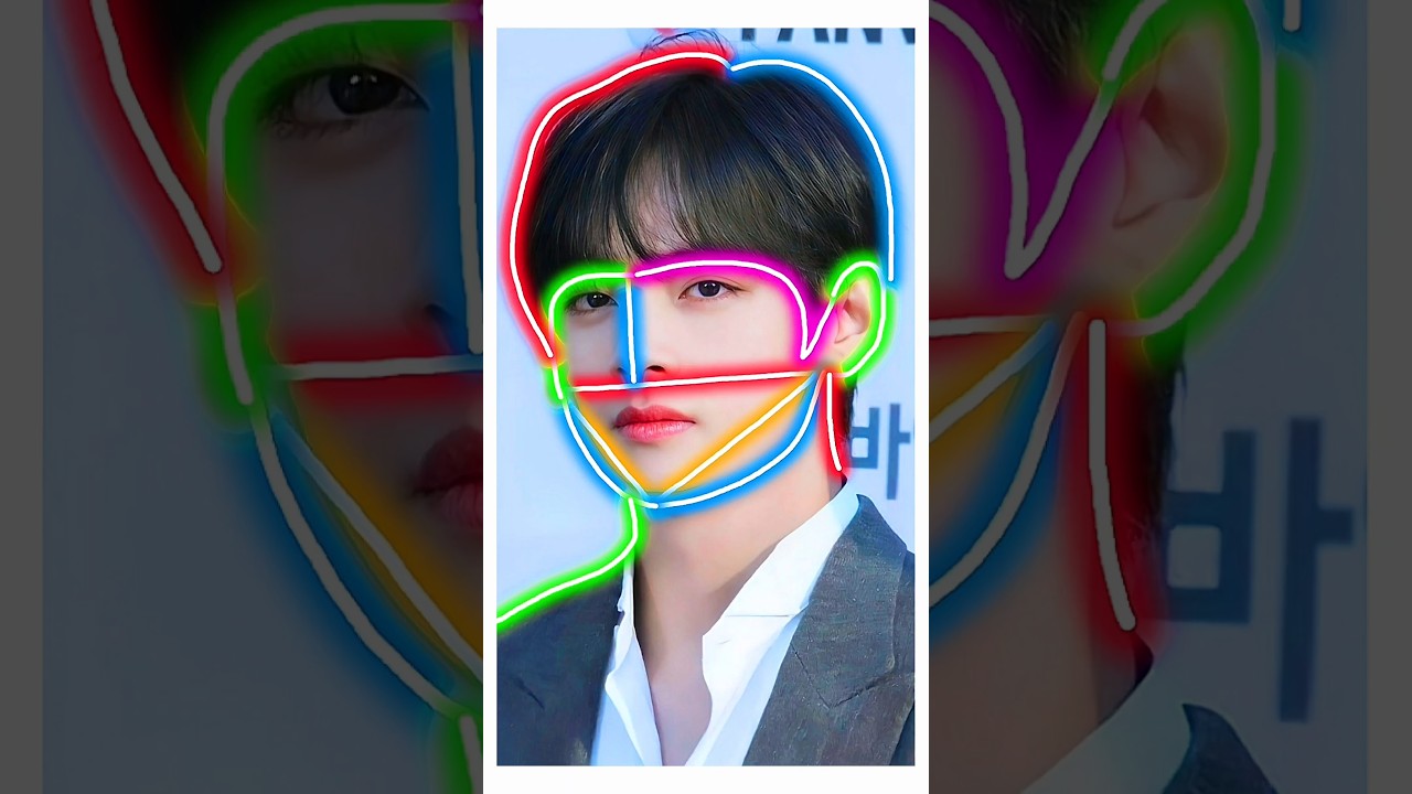 How to draw V || #drawing #art #btsv #bts #shorts #short