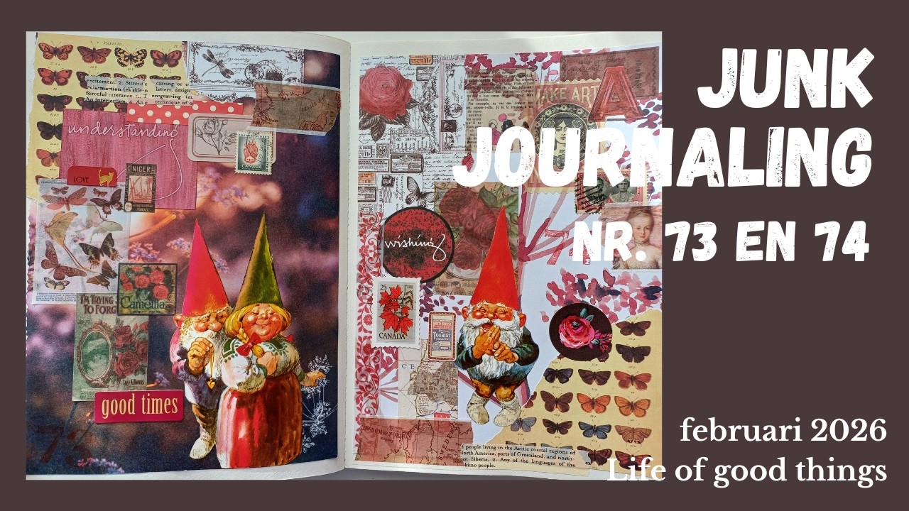 DIY Junk journaling nr.  73 en 74