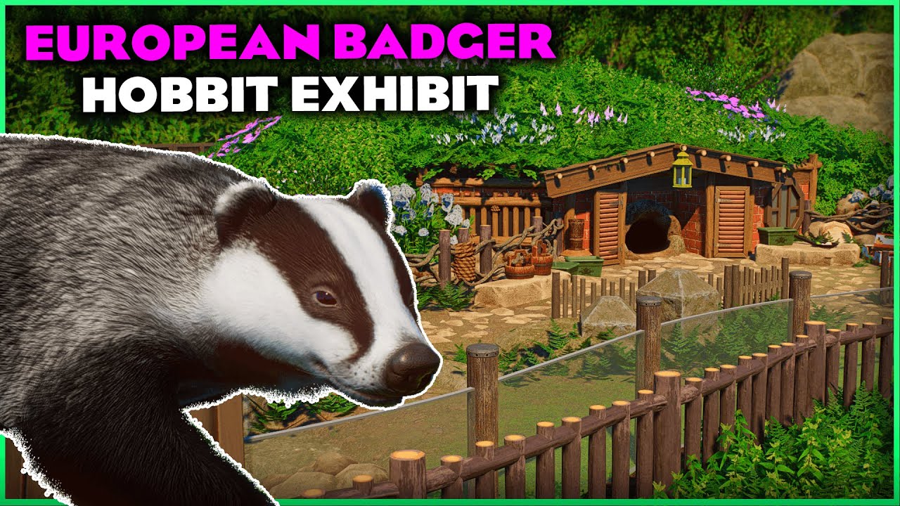 Hobbit Homes for Badgers! | Planet Zoo Europe Pack Speedbuild