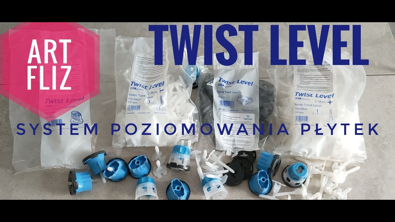 System poziomowania płytek Twist Level #artfliz