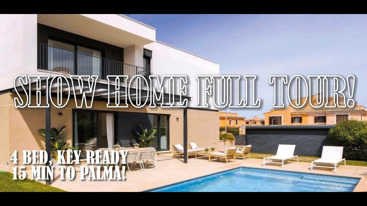 What €850,000 Gets You in Mallorca, Spain 🇪🇸 | 4 Bed Modern Villa Tour - Key Ready!