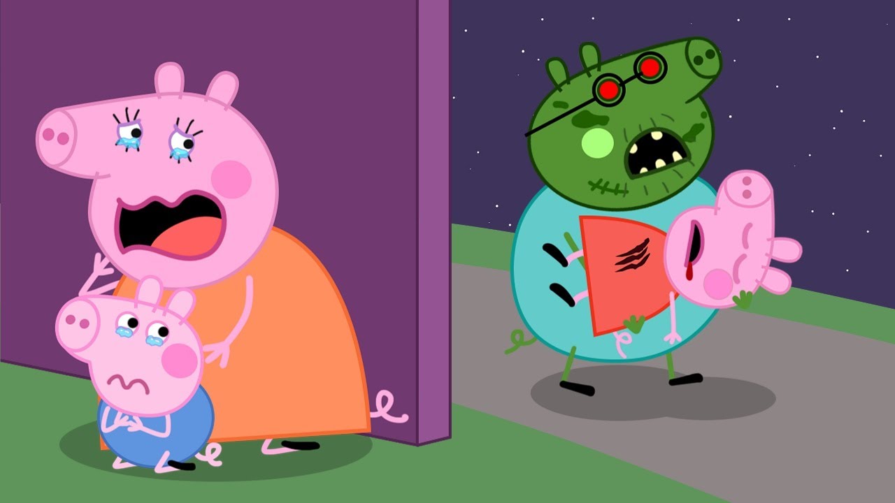 Shut up, George Pig! We we have to survive from Zombies | Peppa Pig Funny Animation