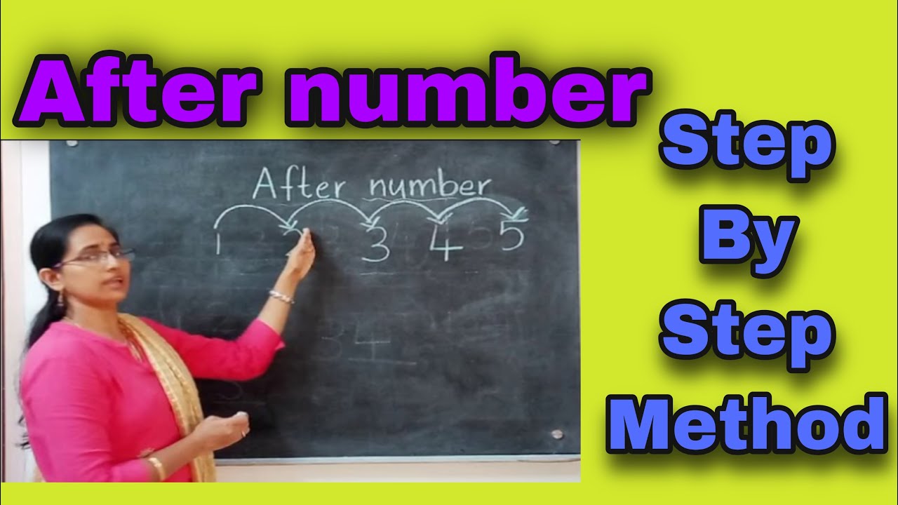 After Number | How To Introduce After Number | Ukg maths online class | lkg maths class | between