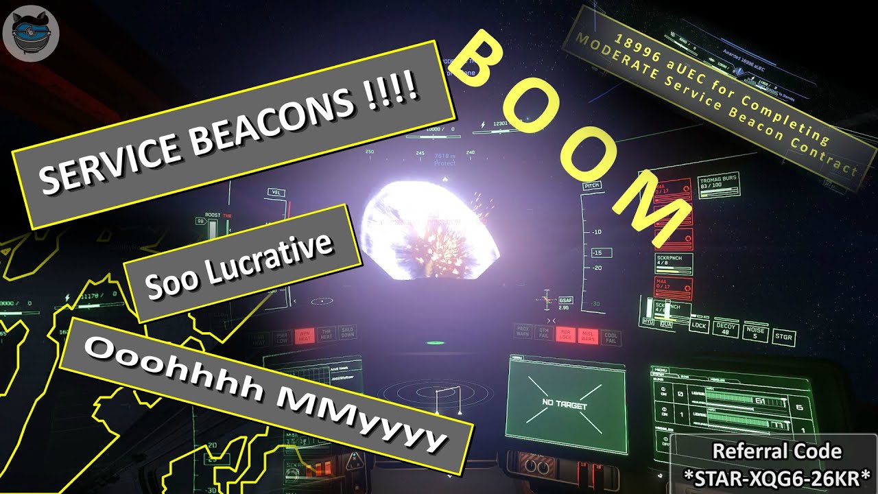 Earn aUEC/Money with Low - Moderate Combat Service Beacons (Guide, TIPS, Tutorial) - #starcitizen