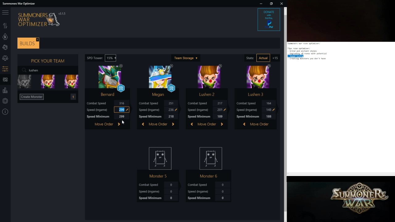 Summoners War - How to use the Rune Optimizer: Tips and Tricks