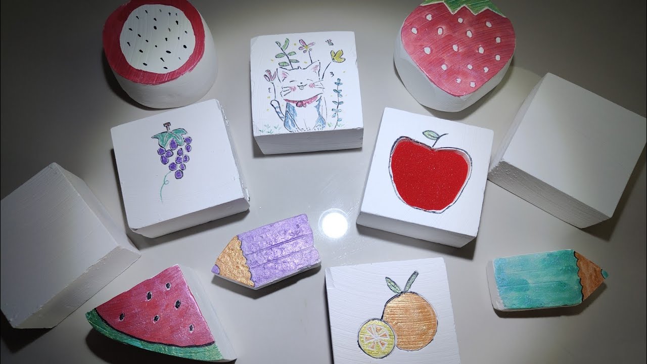Hand-drawn chalk pattern丨镂空粉笔声控丨助眠辅助asmr