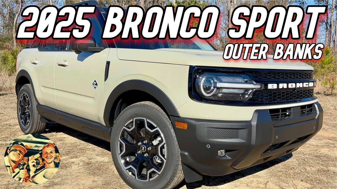 REDESIGNED 2025 FORD BRONCO SPORT OUTER BANKS 4X4: OFFROAD CAPABILITY MEETS LUXURY- Desert Sand