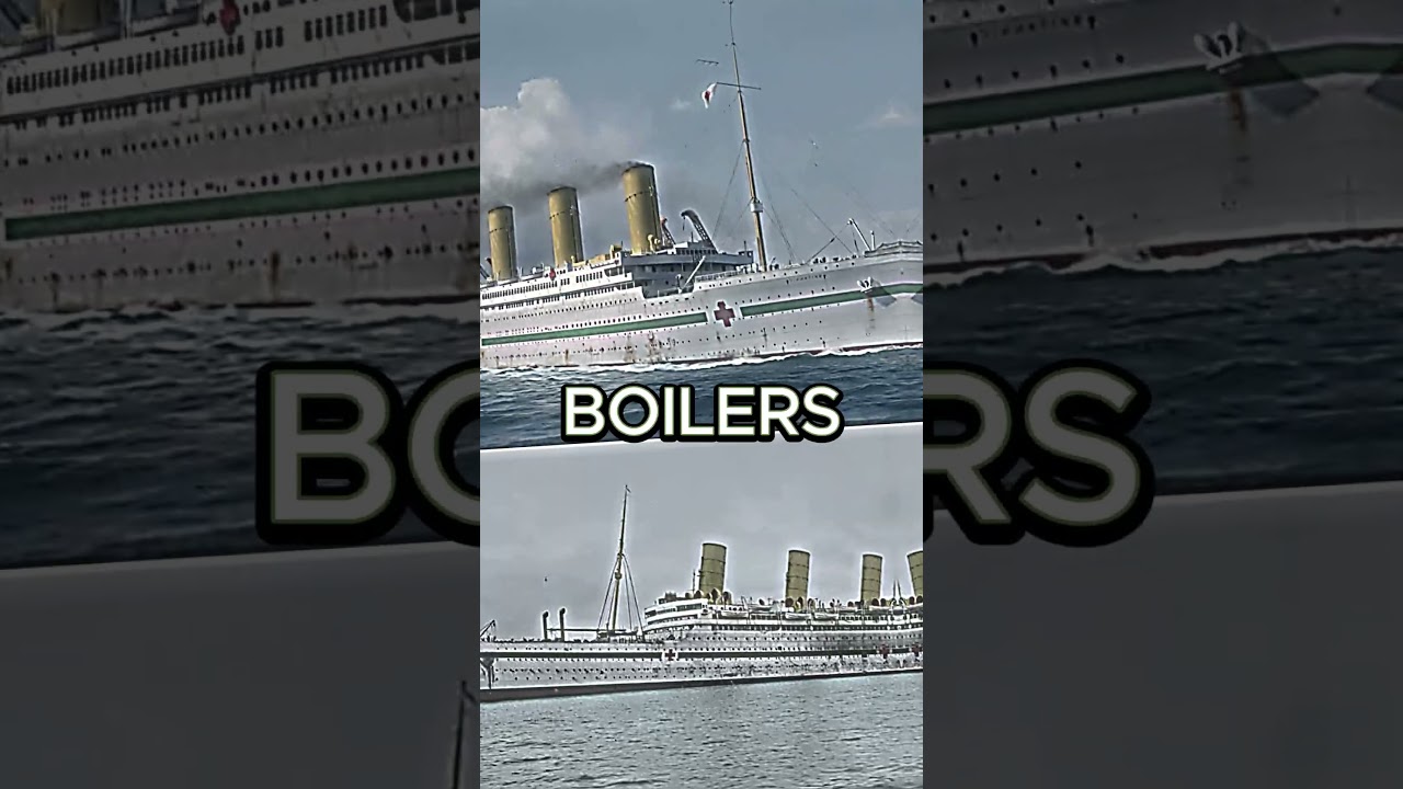 HMHS BRITANNIC VS HMHS AQUITANIA #shorts #edit