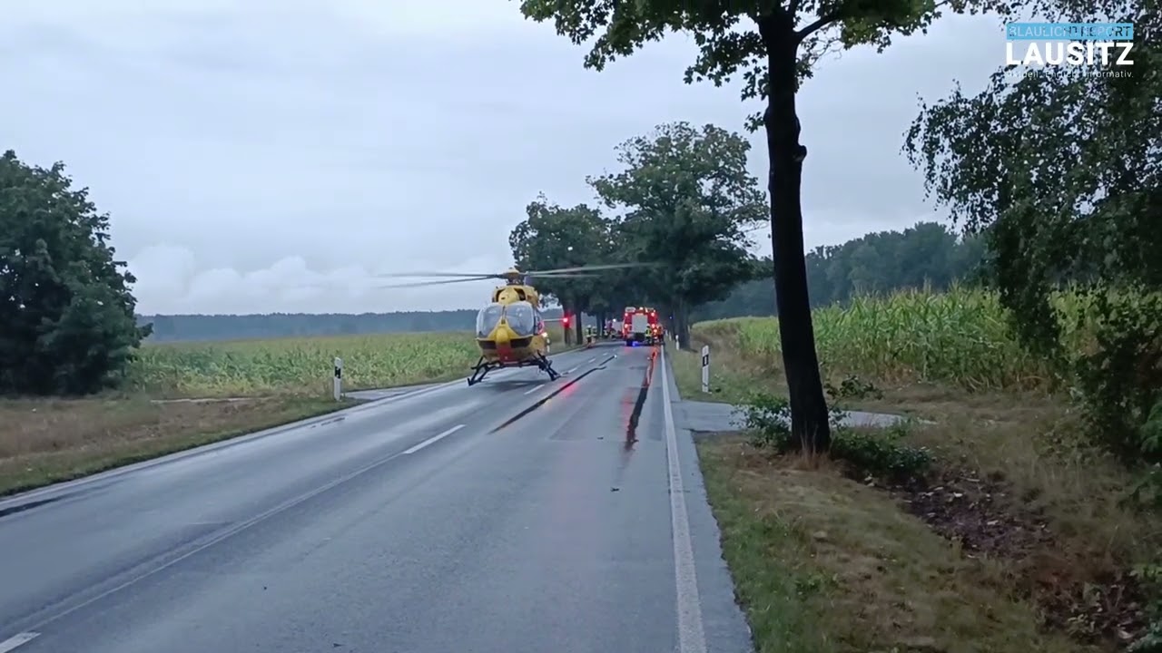 Tschernitz: Schwerer Verkehrsunfall fordert zwei Todesopfer