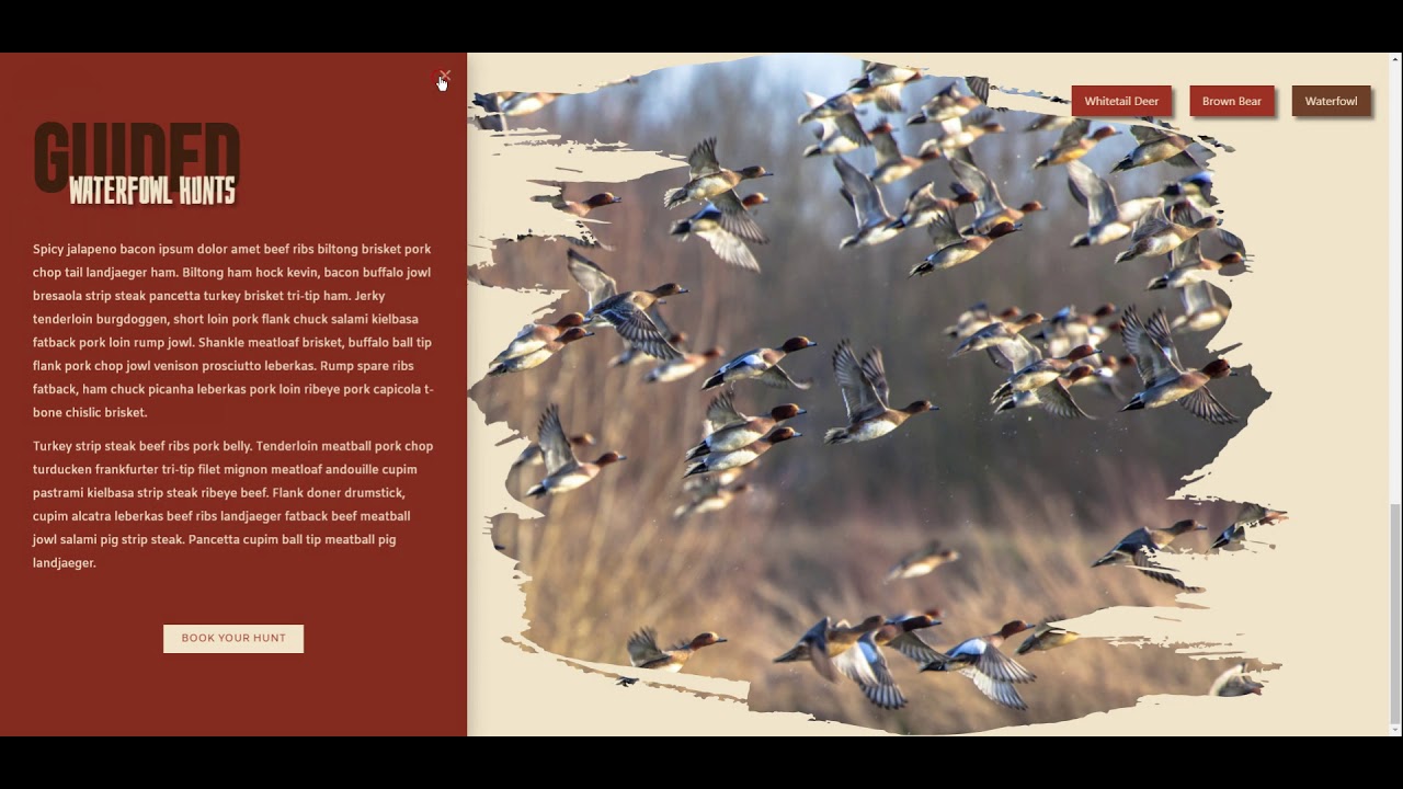Outfitter/Guide Site Template Demo