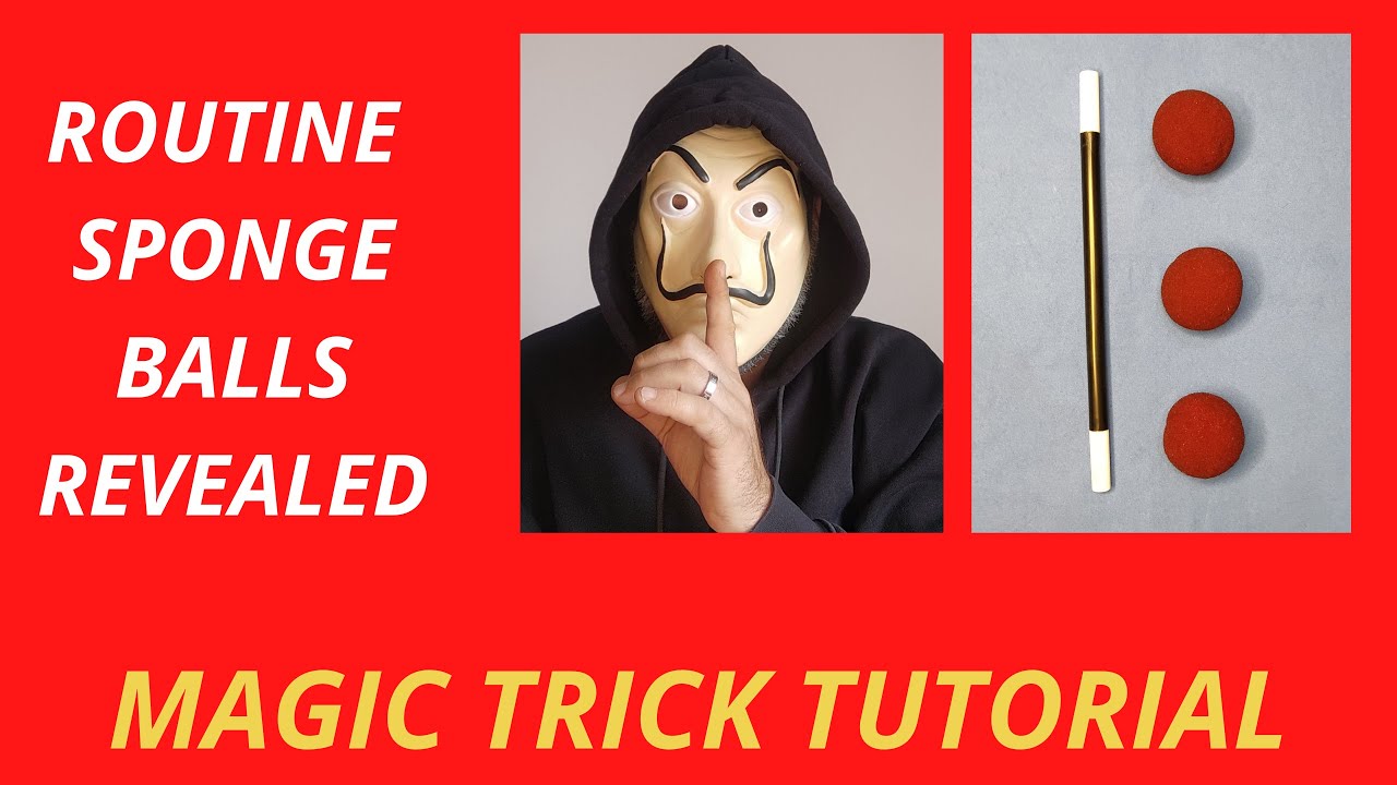 Routine Sponge Balls Revealed - Magic Trick Tutorial