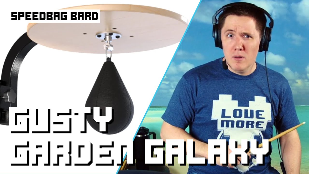 Drumming To Gusty Garden Galaxy But It's Played On A Speed Bag???