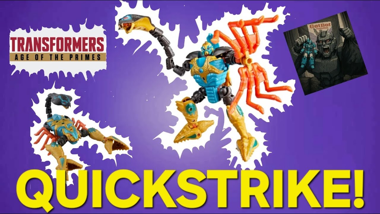 Transformers Age of the Primes Quickstrike - GotBot True Review NUMEBR 1336