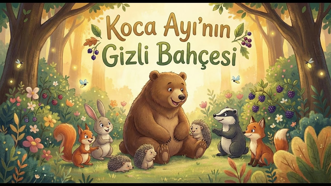 Koca Ayı'nın Gizli Bahçesi - Uyku Zamanı Masalları #43 #masal #masaldinle #uykumasalı #çocuk