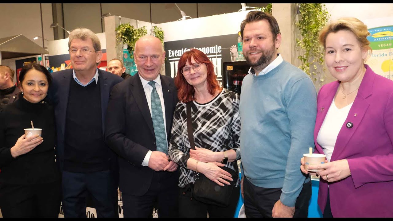 Kai Wegner bei Florida Eis green auf der Grünen Woche 2026