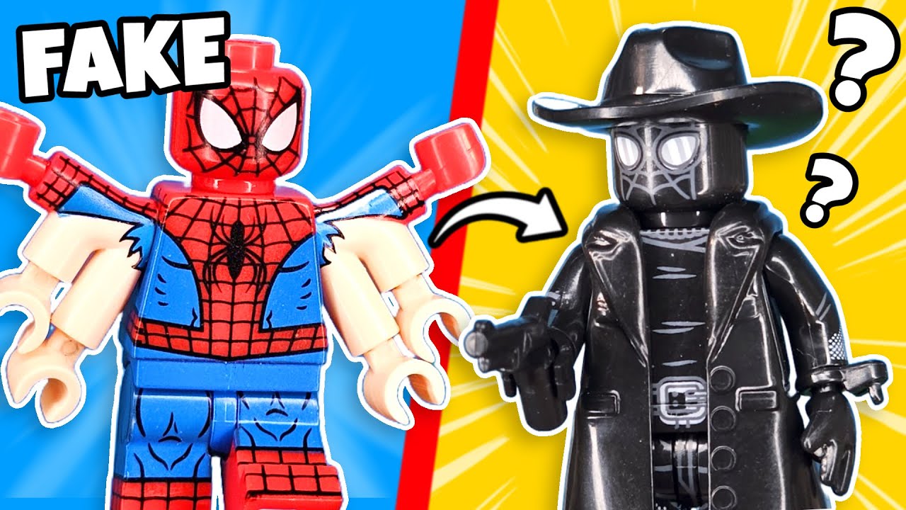 Распаковываем ПОДДЕЛЬНЫЕ минифигурки LEGO Spider-Man!