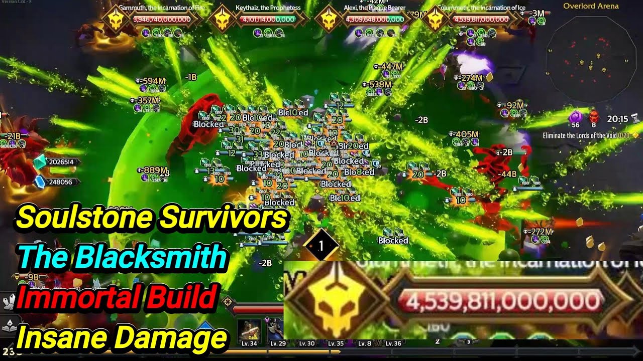 Soulstone Survivors / The Blacksmith / Immortal Build / Insane Damage