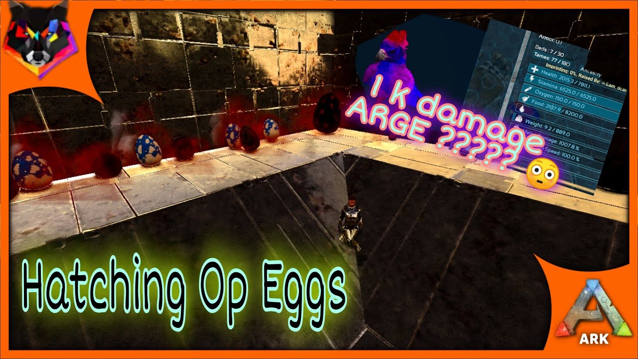 Ark Mobile Hatching Op Eggs |1k dmg arge :O| |türkçe|