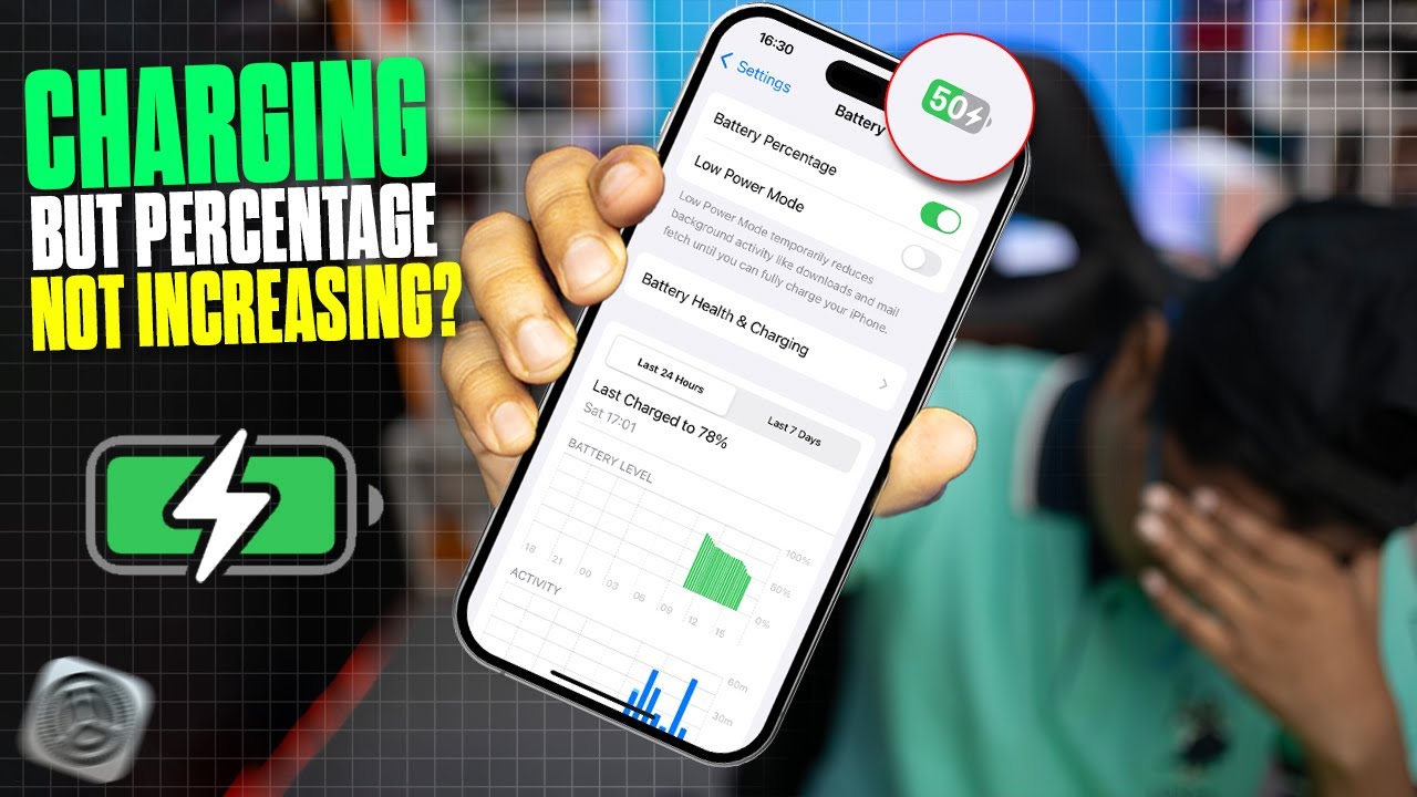 How to Fix Battery Charging But Percentage Not Increasing on iPhone | Battery issues on iPhone