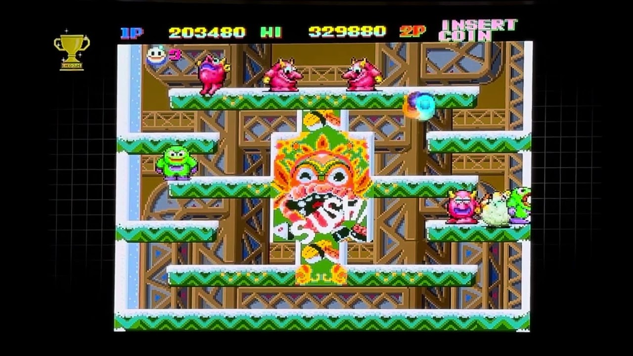 Evercade high score: Snow Bros (Toaplan 1) - 400k points