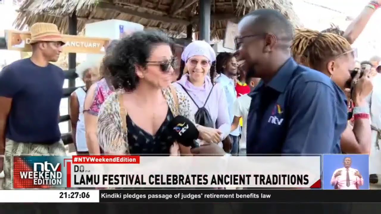 Lamu Festival Day 2: Thousands flock to street for thrilling donkey race semi-finals