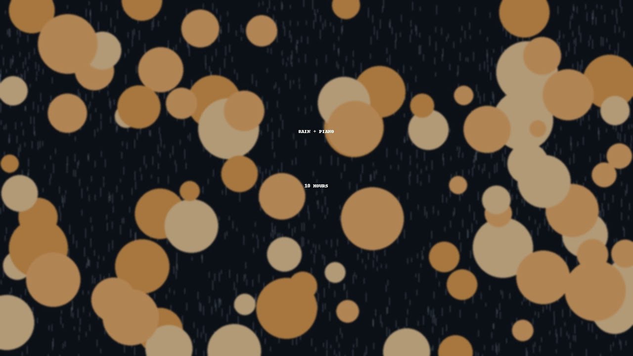 study focus rain and piano | 10 Hours Rain on Window + Soft Piano