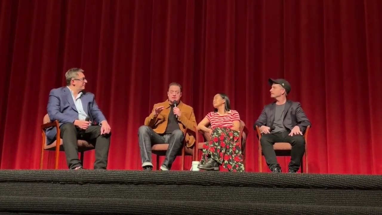 &ldquo;The Whale&rdquo; Q&A/ Interview OSCAR NOMINATED ACTORS BRENDAN FRASER & HONG CHAU & prosthetics at DGA