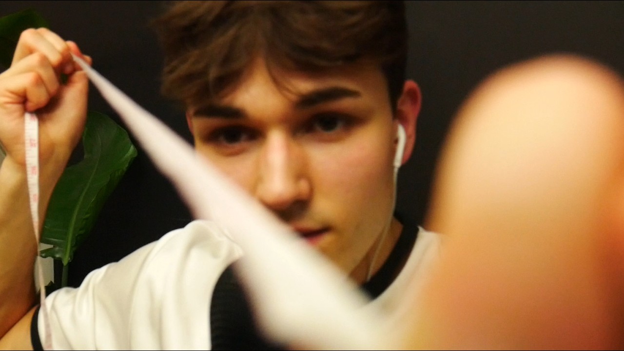 taking your measurements (visual + Mouth Sounds ASMR)