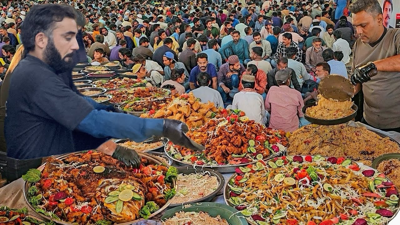 PESHAWAR FIXIT, BIGGEST RAMADAN IFTAR | FREE FOOD DISTRIBUTION DURING RAMADAN | PAKISTAN STREET FOOD
