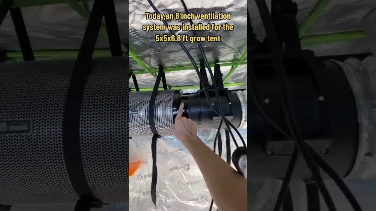 let's see the amazing 8 inch ventilation system!