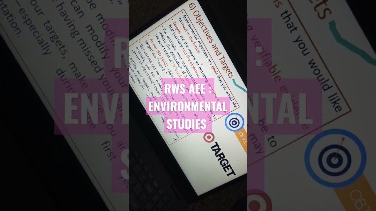 RWS AEE : Environmental Studies lectures are getting uploaded in the package. Join course #shorts