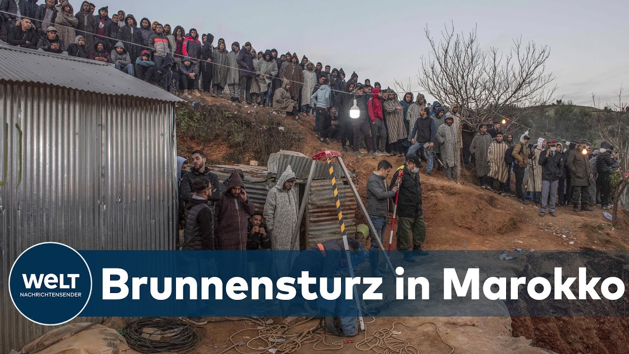 WETTLAUF GEGEN DIE ZEIT: Rettungskräfte versuchen verzweifelt Fünfjährigen aus Brunnen zu befreien