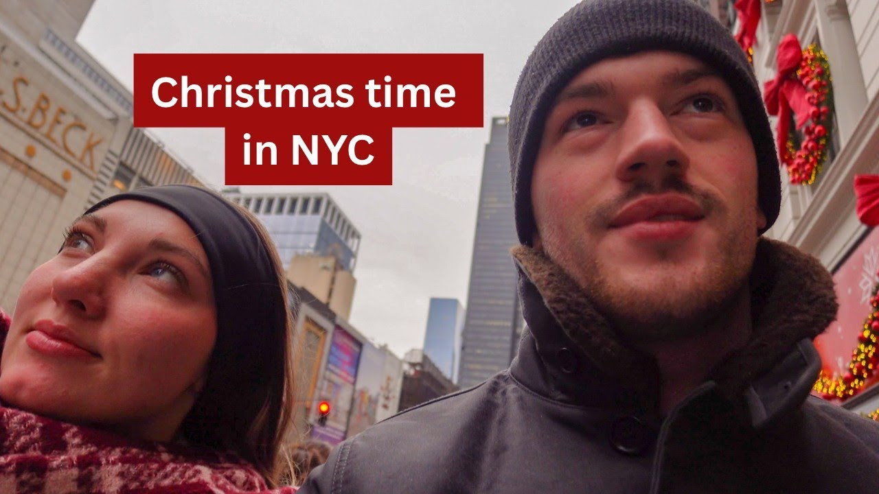 Я позволила своему парню вести видеоблог *Рождество в Нью-Йорке* 🎄🗽🍎🚕