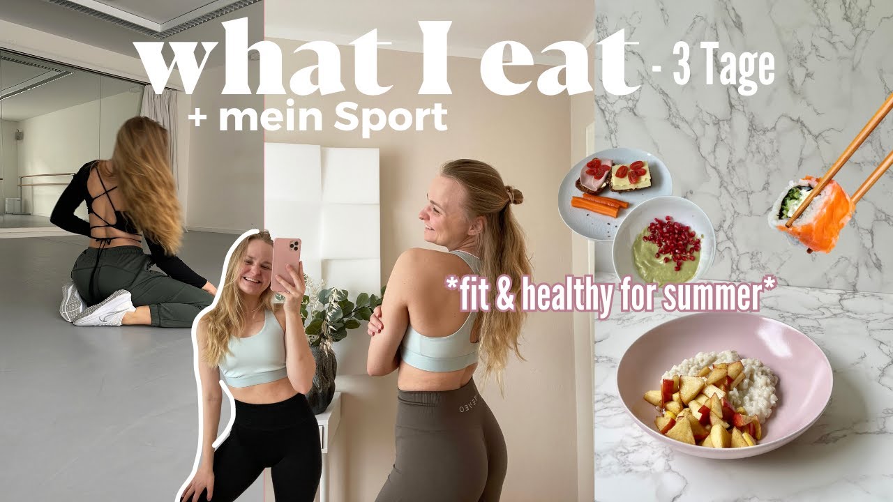 WHAT I EAT + mein Sport (3 Tage): healthy UND realistischer Lifestyle 🧚🏻‍♂️💓🥞🥒 // Miss Aliana