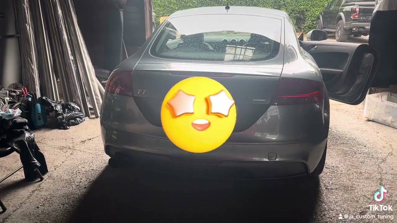 Audi tt 2.0t in for backbox, res and cats delete ( fully straight through ) and stage 1 with pops