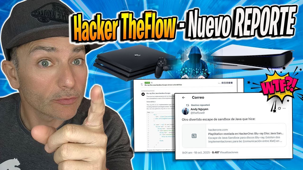 New report released by hacker theflow PlayStation publicly released will serve