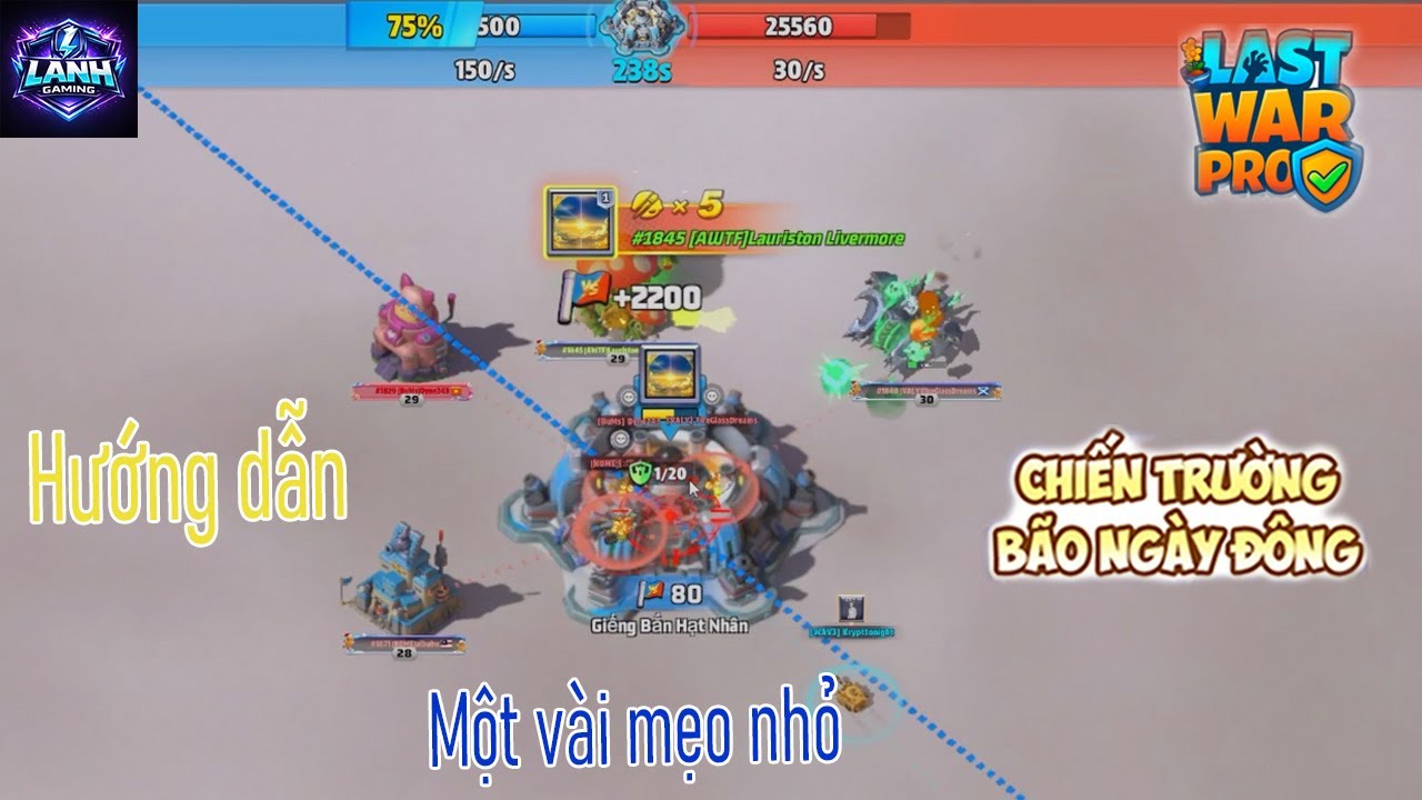 Last war | Hướng dẫn tân thủ cách chơi chiến trường bão ngày đông