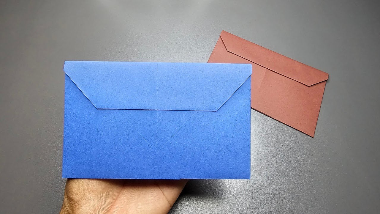 Origami envelope from a4 paper, fold paper envelope origami, How To