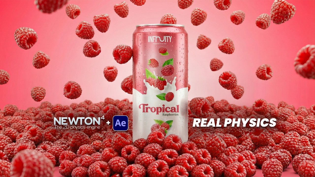 Mastering Product Animation: Real Gravity & 360° Can Wraps