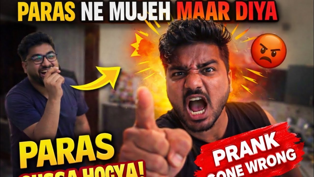 PRANK GONE WRONG 😱 (ANGRY REACTION)