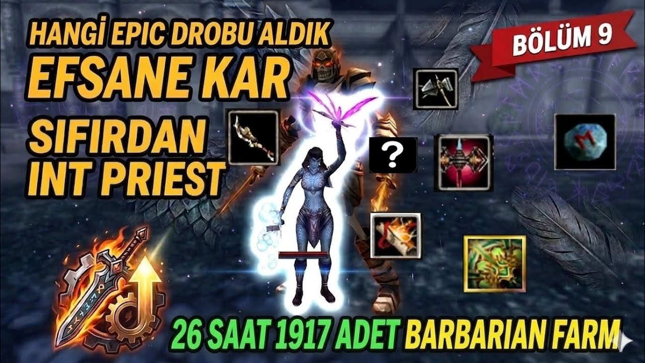 300M PROFIT! 🔥 BARBARIAN FARM with INT PRIEST | What We Earned in 26 Hours