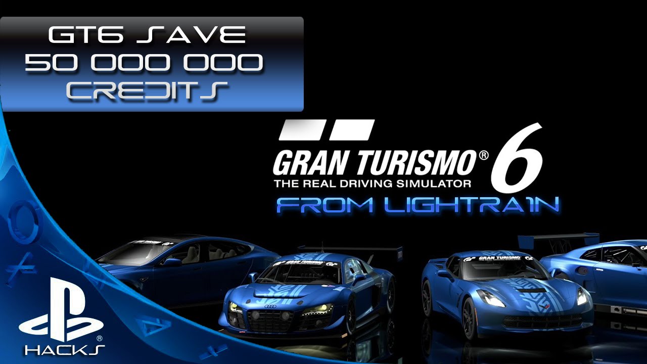 Сэйв Gran Turismo 6 на 50 млн. кредитов для PS3