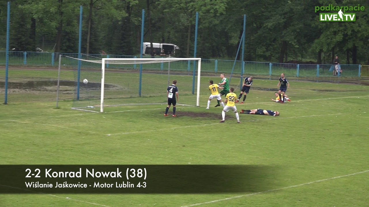 Wiślanie Jaśkowice - Motor Lublin 4-3 [BRAMKI]